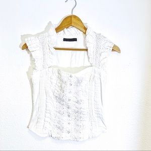 Ornate Baroque Collered Blouse